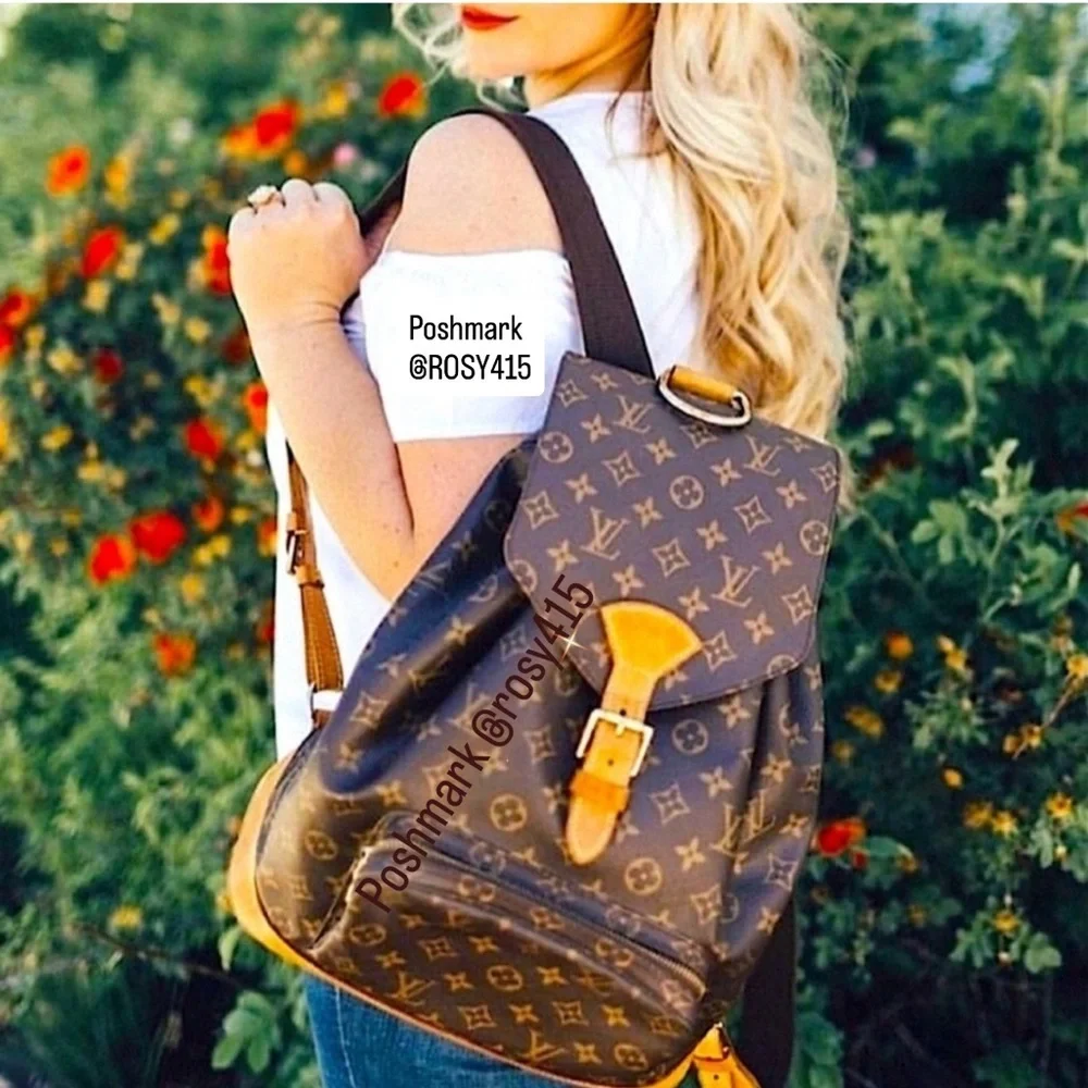XL❤️Louis Vuitton Backpack VINTAGE MONOGRAM MONTSOURIS GM LV Backpack - Picture 16 of 17